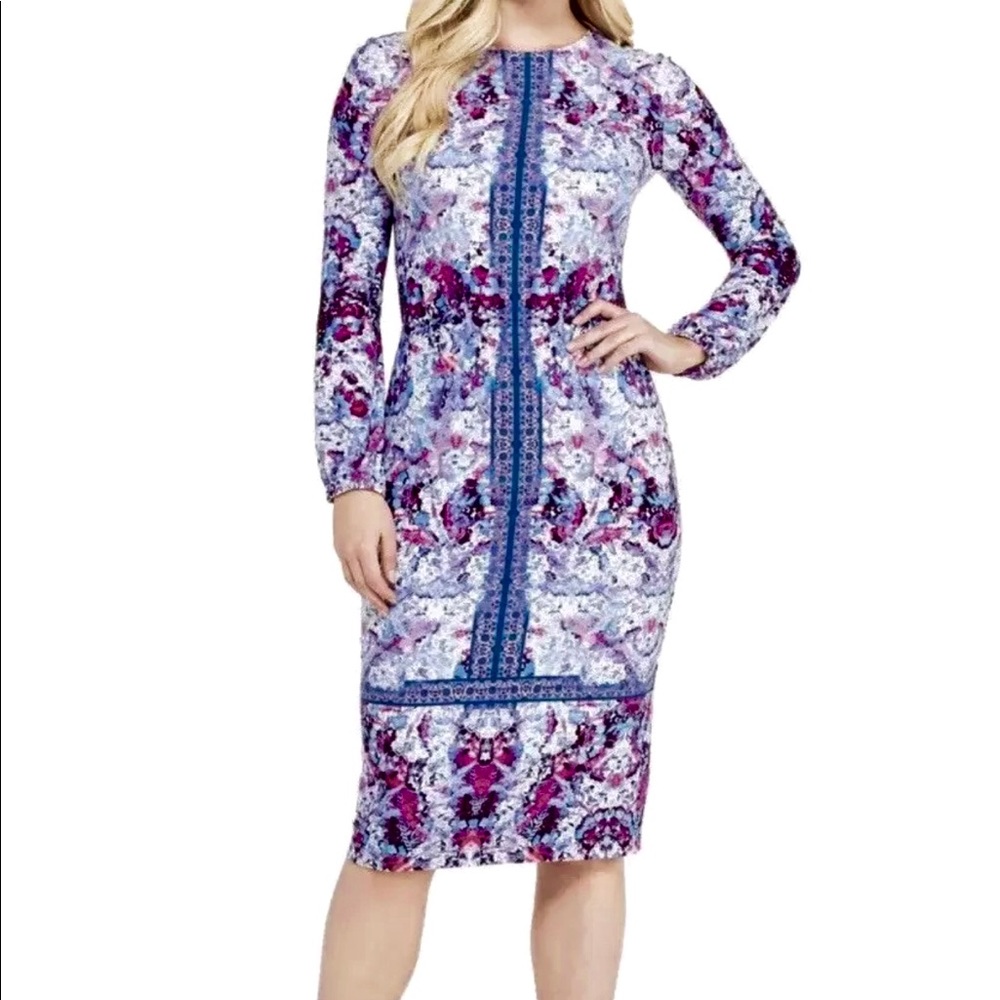 NWT $145 MAGGY LONDON SHEATH  MIDI DRESS 8